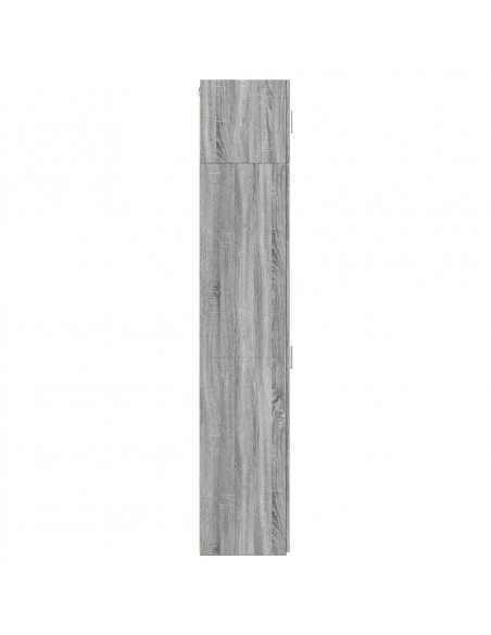Mobile Sottile Grigio Sonoma 30x42,5x225 cm in Truciolato