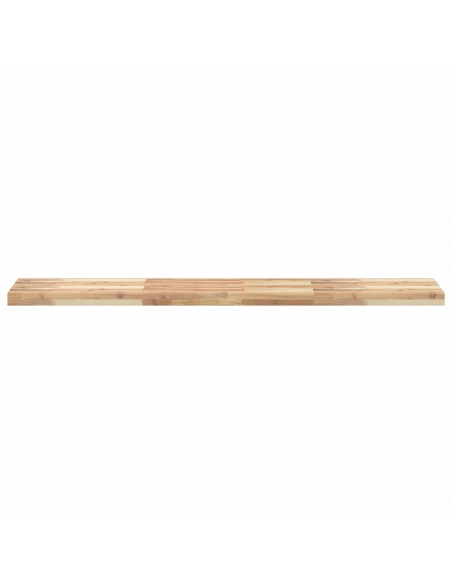 Mensole da Parete 3 pz 120x30x4 cm Legno Acacia Non Trattato