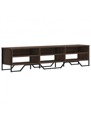 Mobile Porta TV Rovere Marrone 180x34x41cm in Legno Multistrato