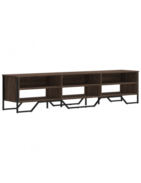Mobile Porta TV Rovere Marrone 180x34x41cm in Legno Multistrato