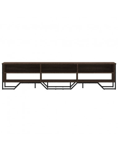 Mobile Porta TV Rovere Marrone 180x34x41cm in Legno Multistrato