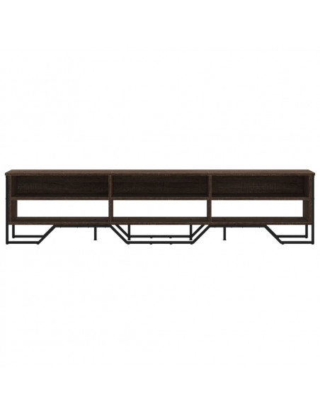 Mobile Porta TV Rovere Marrone 180x34x41cm in Legno Multistrato