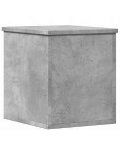 Contenitore Portaoggetti Grigio Cemento 30x35x35cm Truciolato 2