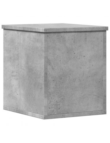 Contenitore Portaoggetti Grigio Cemento 30x35x35cm Truciolato