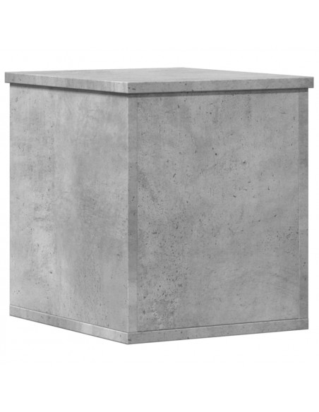 Contenitore Portaoggetti Grigio Cemento 30x35x35cm Truciolato