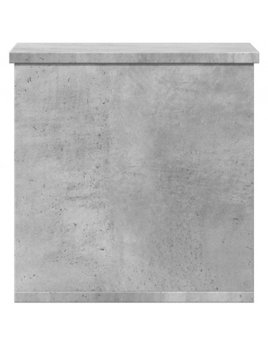 Contenitore Portaoggetti Grigio Cemento 30x35x35cm Truciolato