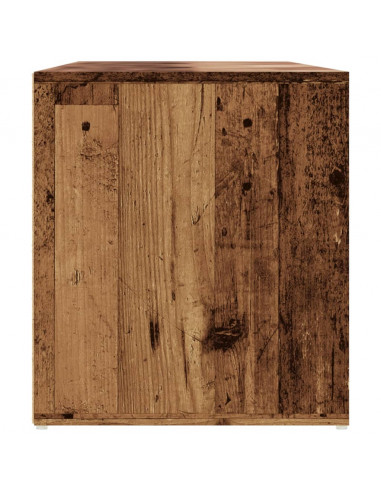 Mobile Angolare Legno Antico 160x40x45 cm in Truciolato