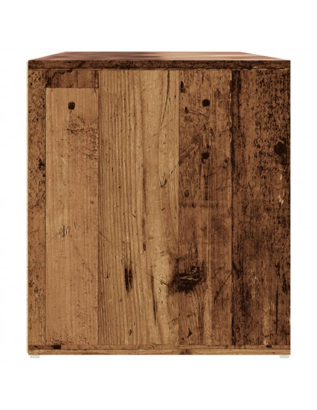 Mobile Angolare Legno Antico 160x40x45 cm in Truciolato