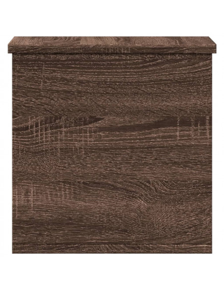 Contenitore Portaoggetti Rovere Marrone 30x35x35 cm Truciolato