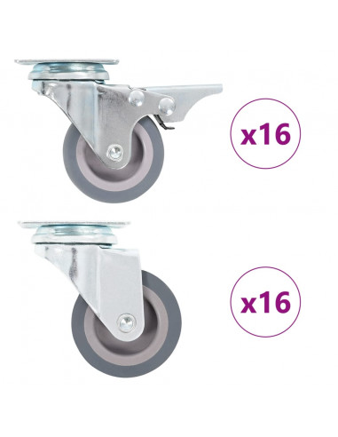 Ruote Girevoli 32 pz 50 mm