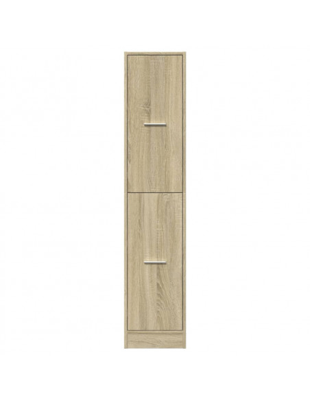 Armadietto da Farmacia Rovere Sonoma 30x41x144,5 cm Truciolato