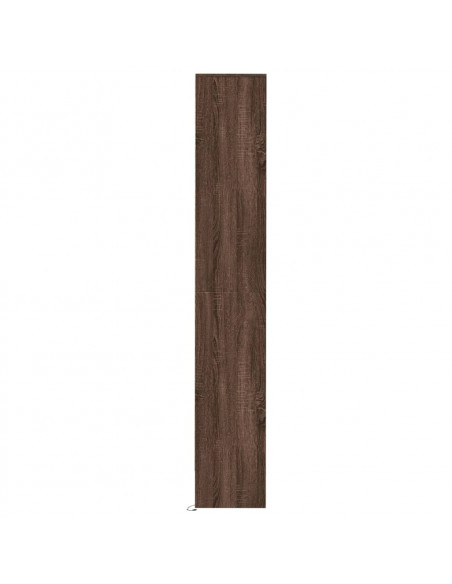 Credenza con LED Rovere Marrone 36x32,5x200cm Legno Multistrato