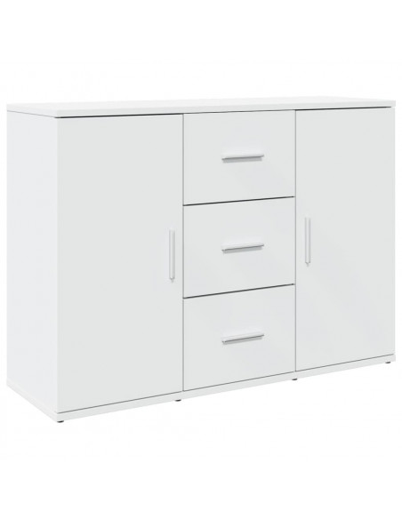 Credenza Bianca 90,5x29,5x65 cm in Truciolato
