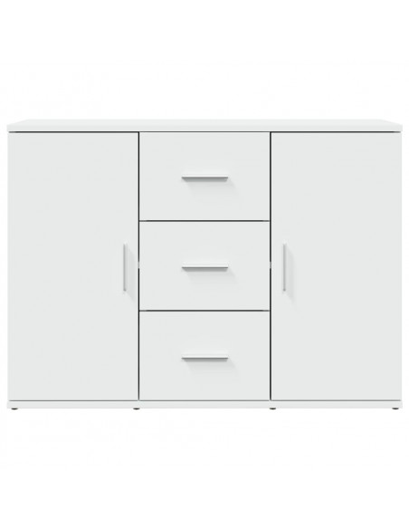 Credenza Bianca 90,5x29,5x65 cm in Truciolato