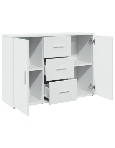 Credenza Bianca 90,5x29,5x65 cm in Truciolato