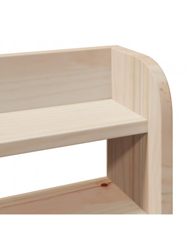 Giroletto con Testiera 100x200 cm Legno Massello di Pino