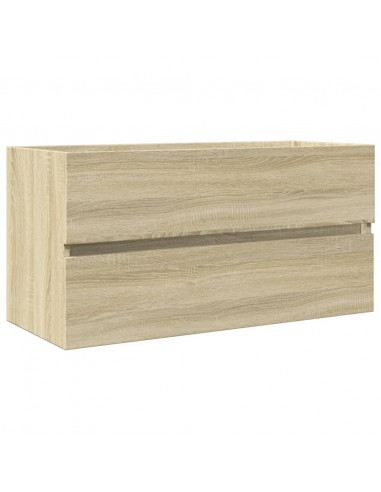 Mobile Lavabo Rovere Sonoma 90x38,5x45 cm in Legno Multistrato