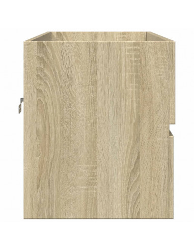 Mobile Lavabo Rovere Sonoma 90x38,5x45 cm in Legno Multistrato