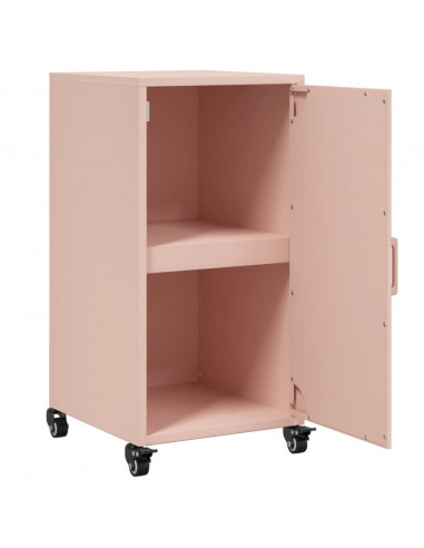Credenza Rosa 36x39x72 cm in Acciaio Laminato a Freddo