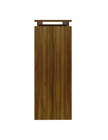 Tavolino Consolle Rovere Marrone 102x30x80 cm Legno Multistrato