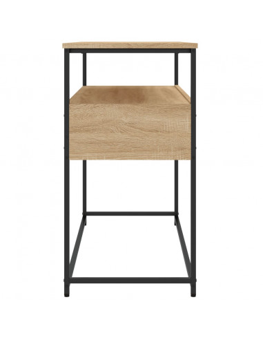 Tavolino Consolle Rovere Sonoma 100x40x75 cm Legno Multistrato