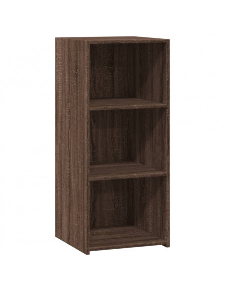 Credenza Rovere Marrone 40x41x93 cm in Legno Multistrato
