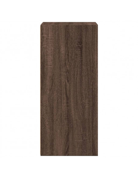 Credenza Rovere Marrone 40x41x93 cm in Legno Multistrato