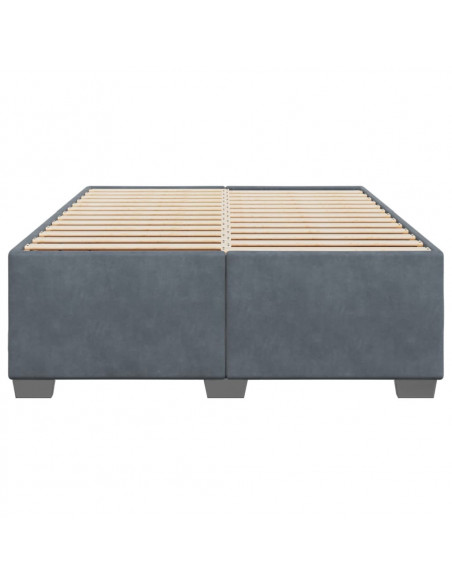 Giroletto Grigio Scuro 160x200 cm in Velluto