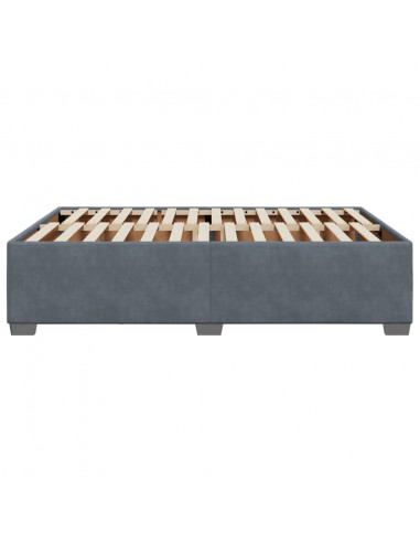 Giroletto Grigio Scuro 160x200 cm in Velluto