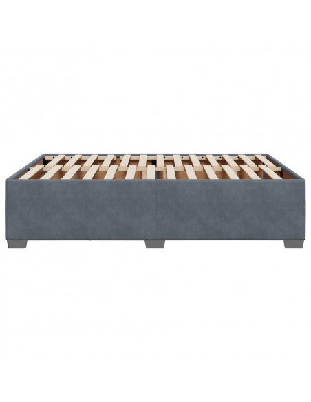 Giroletto Grigio Scuro 160x200 cm in Velluto