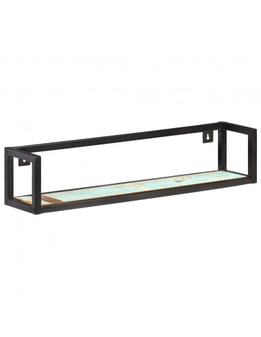 Mensole a Muro 2 pz 80 cm in Legno Massello di Recupero