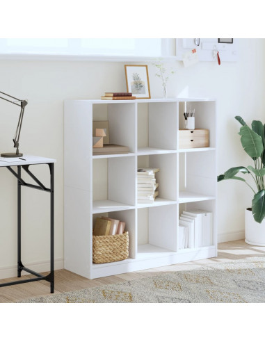 Libreria Bianca 102x32x108 cm in Truciolato