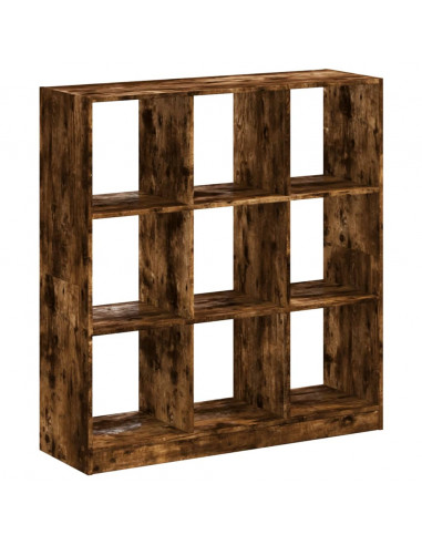 Libreria Rovere Fumo 102x32x108 cm in Legno Multistrato