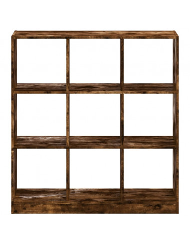 Libreria Rovere Fumo 102x32x108 cm in Legno Multistrato