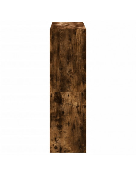 Libreria Rovere Fumo 102x32x108 cm in Legno Multistrato