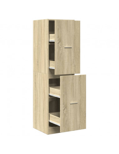 Armadietto da Farmacia Rovere Sonoma 40x41x144,5 cm Truciolato