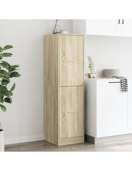 Armadietto da Farmacia Rovere Sonoma 40x41x144,5 cm Truciolato