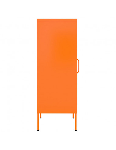 Armadietto Arancione 42,5x35x101,5 cm in Acciaio