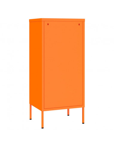 Armadietto Arancione 42,5x35x101,5 cm in Acciaio