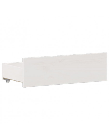 Giroletto senza Materasso con Testata Bianco 135x190 cm Pino