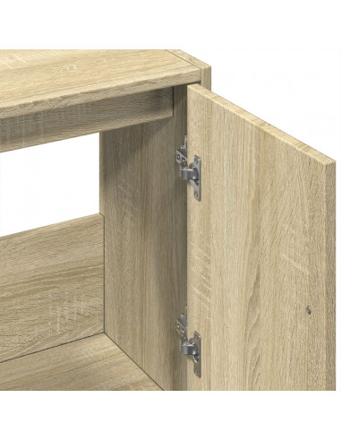 Mobile Lavabo Rovere Sonoma 63x29x55 cm Legno Multistrato