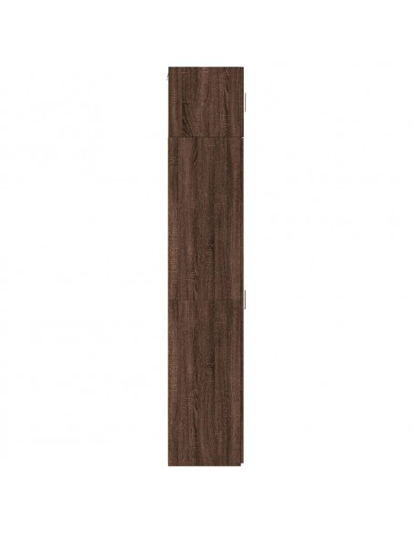 Mobile Sottile Rovere Marrone 40x42,5x225 cm in Truciolato