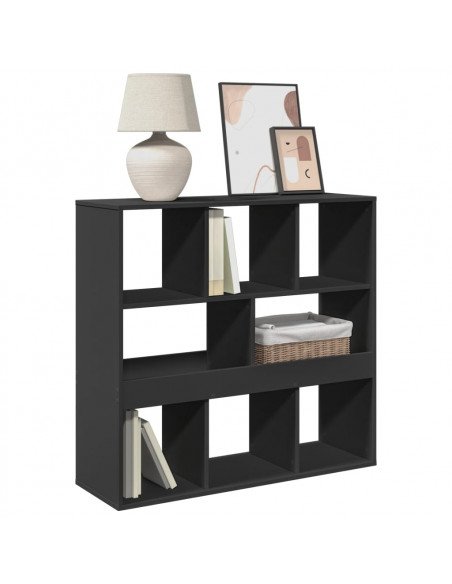 Libreria/Divisorio Nero 100x33x94,5 cm