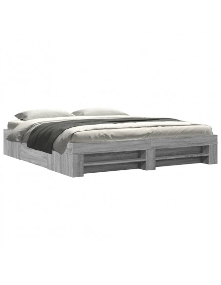 Giroletto Grigio Sonoma 200x200 cm in Legno Multistrato