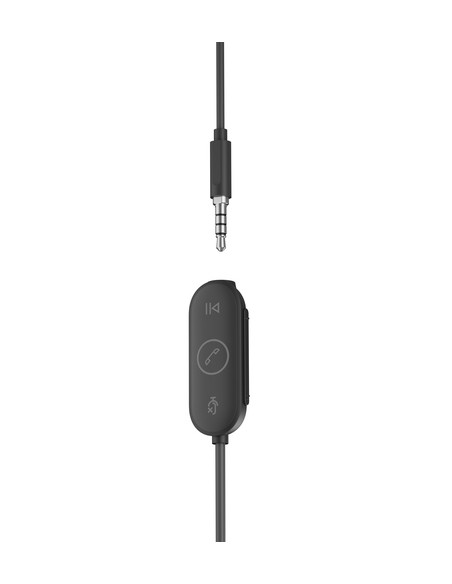 Logitech Zone Auricolare Cablato In-ear Ufficio USB tipo-C Grafite