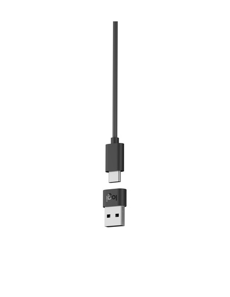 Logitech Zone Auricolare Cablato In-ear Ufficio USB tipo-C Grafite