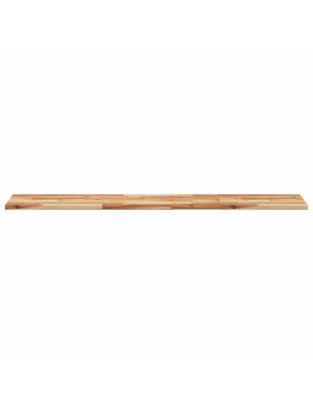 Mensole da Parete 2 pz 160x30x2 cm Legno Acacia Rifinito a Olio