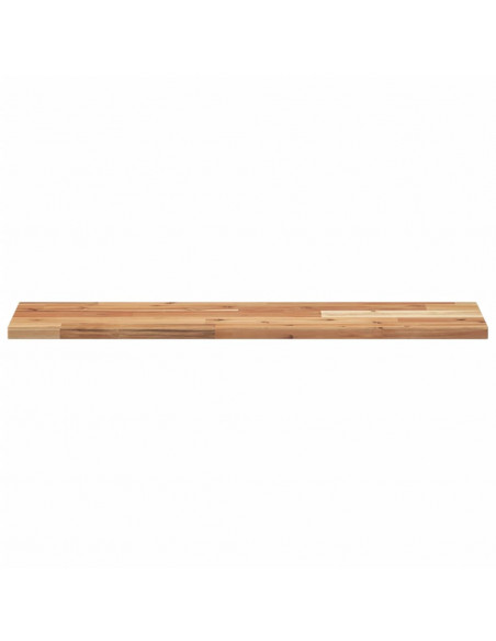 Ripiano a Parete 100x20x2cm Legno Massello Acacia Rifinito Olio