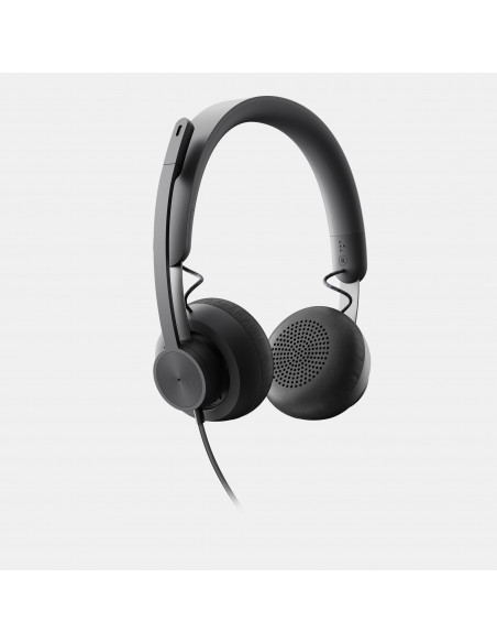 Logitech Zone 750 Auricolare Cablato A Padiglione Ufficio USB tipo-C Grafite
