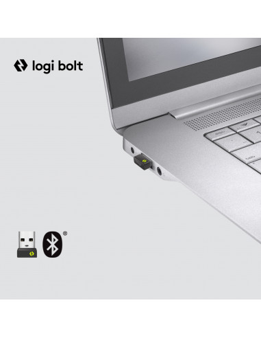 Logitech Lift for Business mouse Ufficio Mano destra RF senza fili + Bluetooth Ottico 4000 DPI